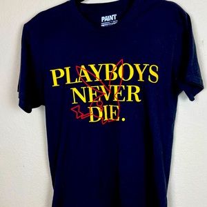 Playboy players never die T-shirt for men